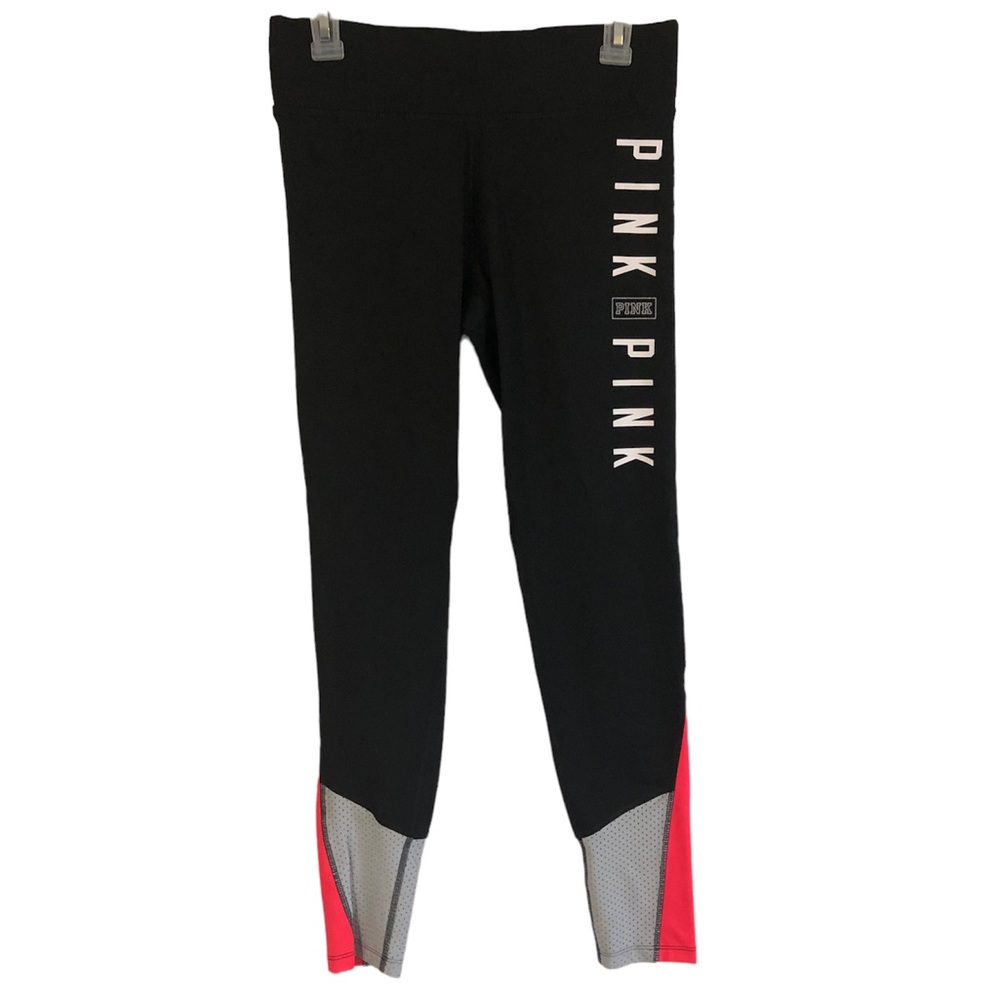 Pink Ultimate Black, Pink And Gray Leggings Size Medium